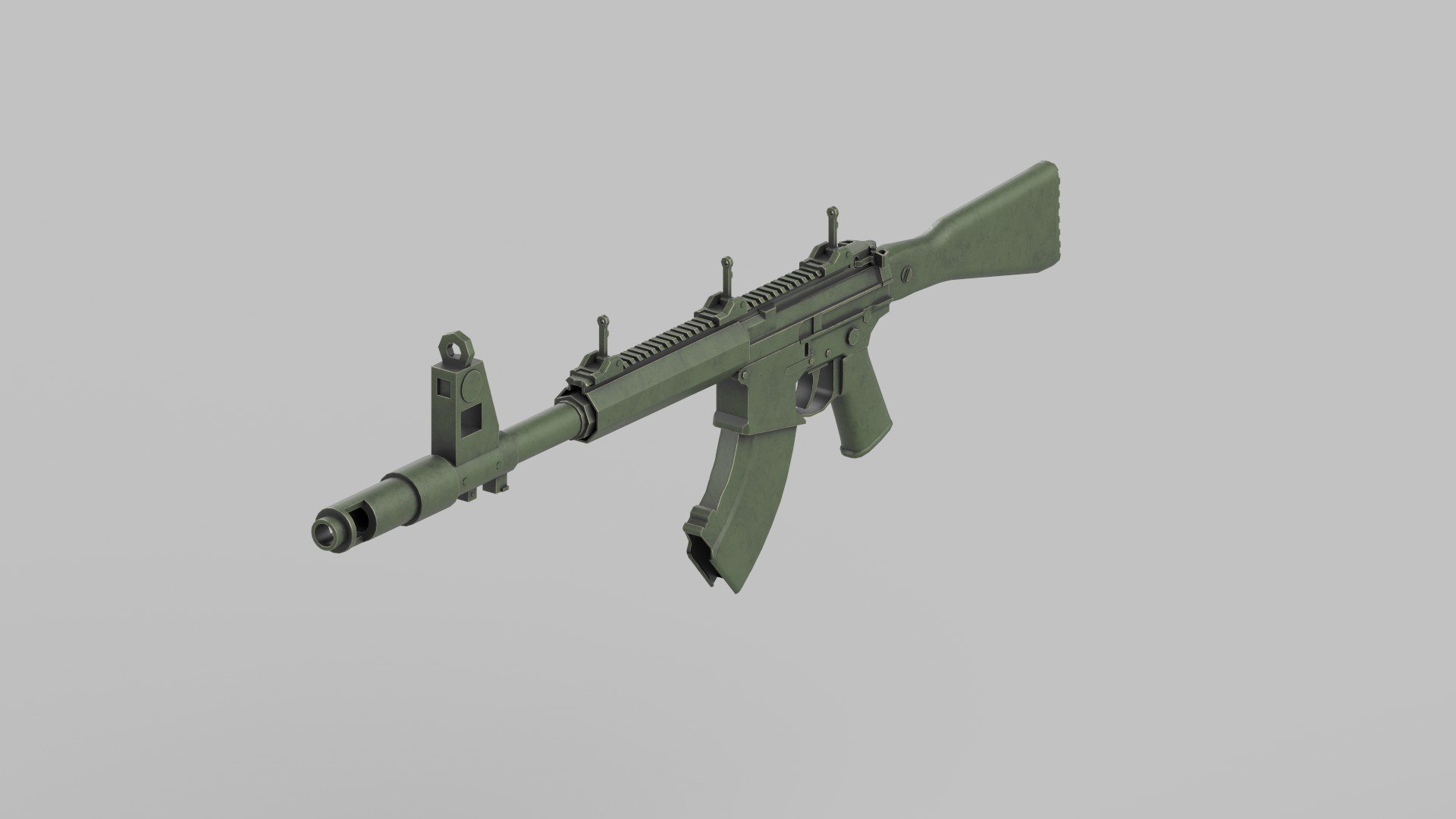 3D Assault Rifle - TurboSquid 2091905