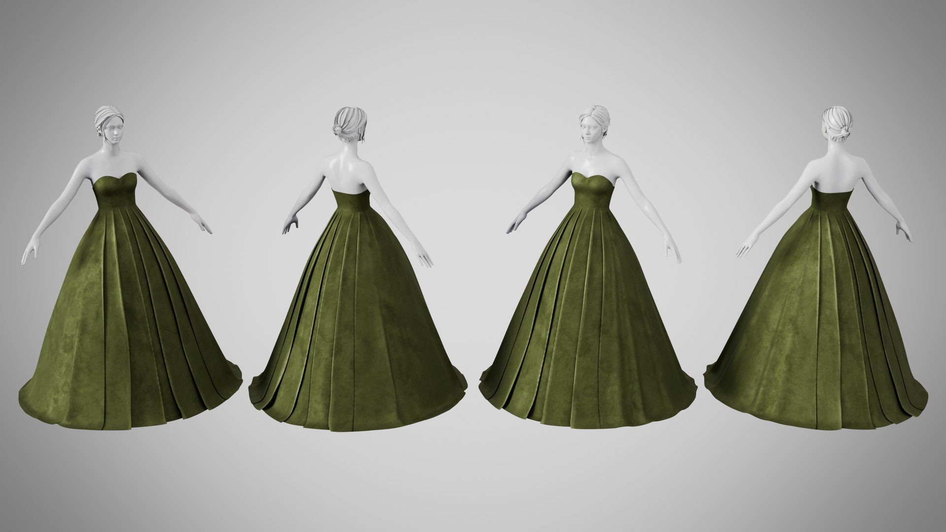 Dress 48 Olive Green Velvet 3D model https://p.turbosquid.com/ts-thumb/Pk/Yb2BwE/U9/5/jpg/1770619976/1920x1080/fit_q87/3acffc425e61d29e3deac6b1d22d96ea817a242b/5.jpg