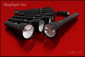 mag-light light set 3d max