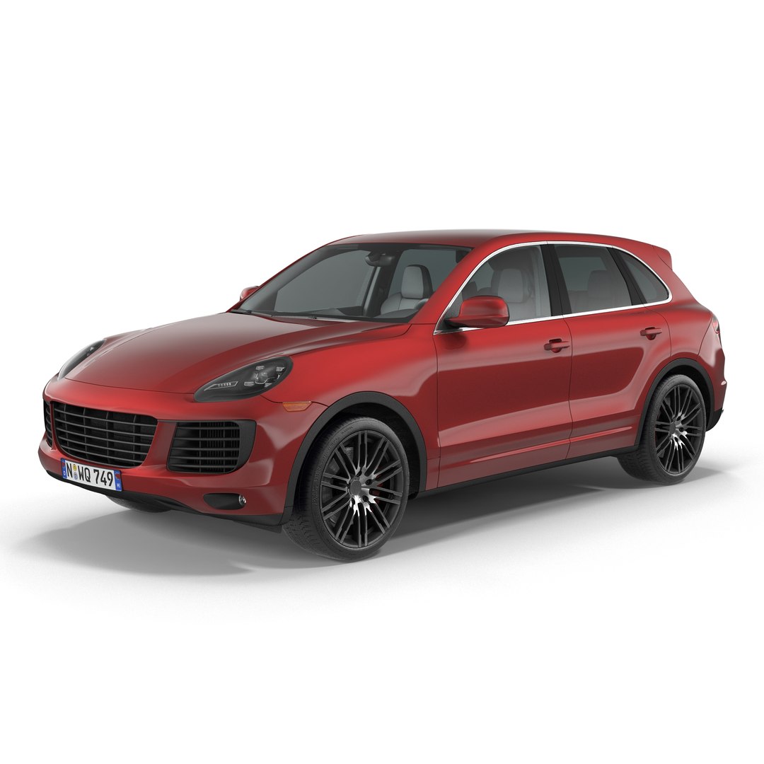 Luxury Crossover Simple Interior 3D model preview