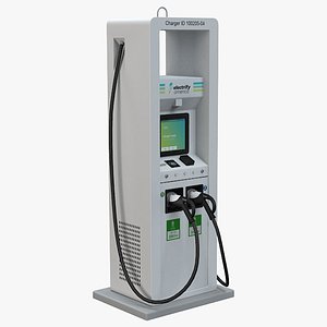 3D ev fast charger 2 model