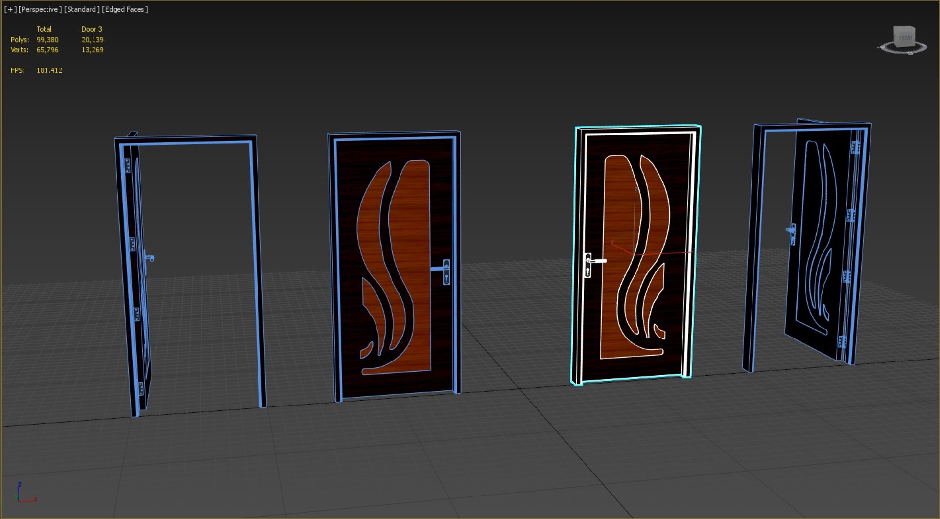 3D Door Design 44 - TurboSquid 2213678