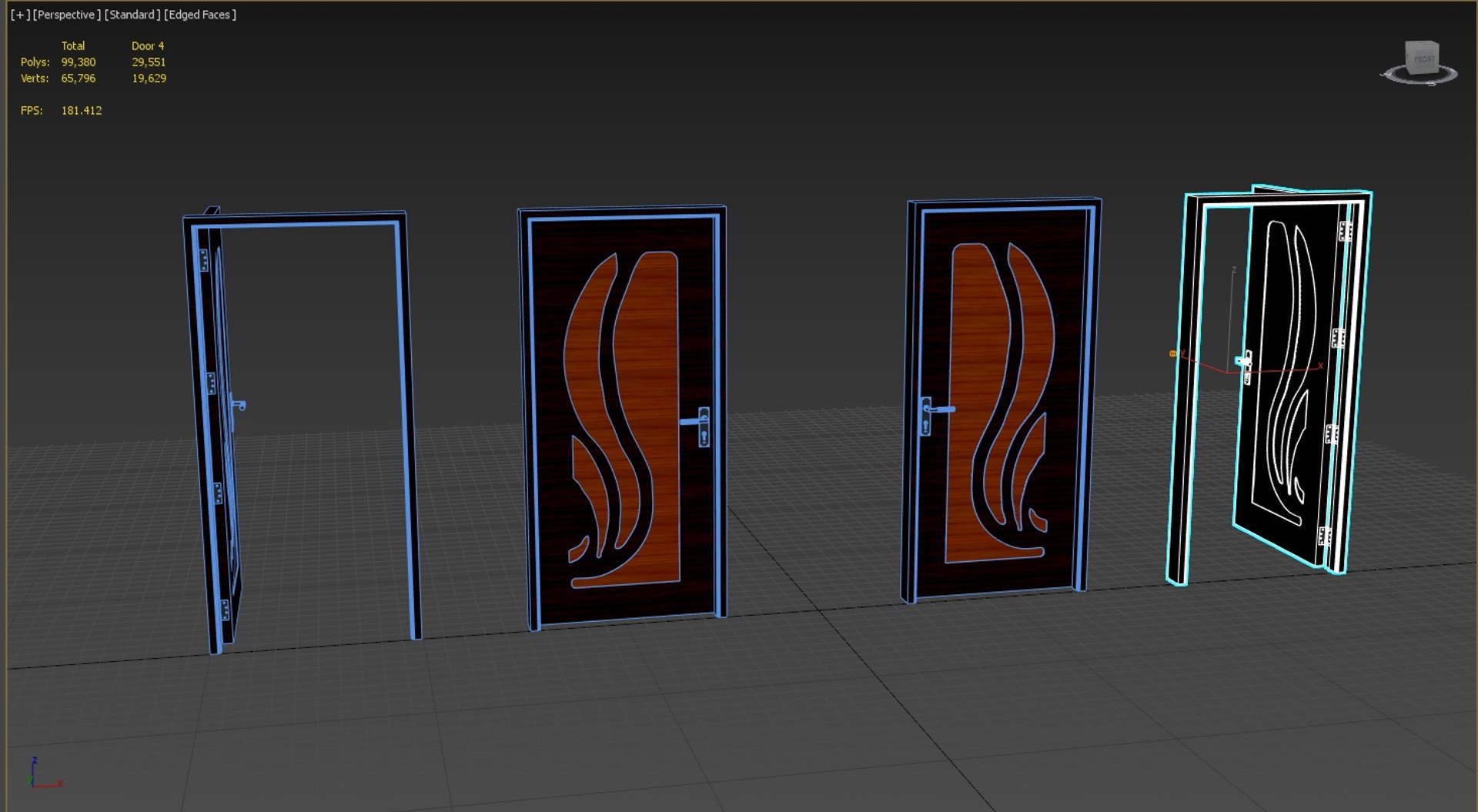 3D Door Design 44 - TurboSquid 2213678