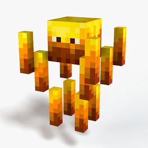 Minecraft Blaze 3D
