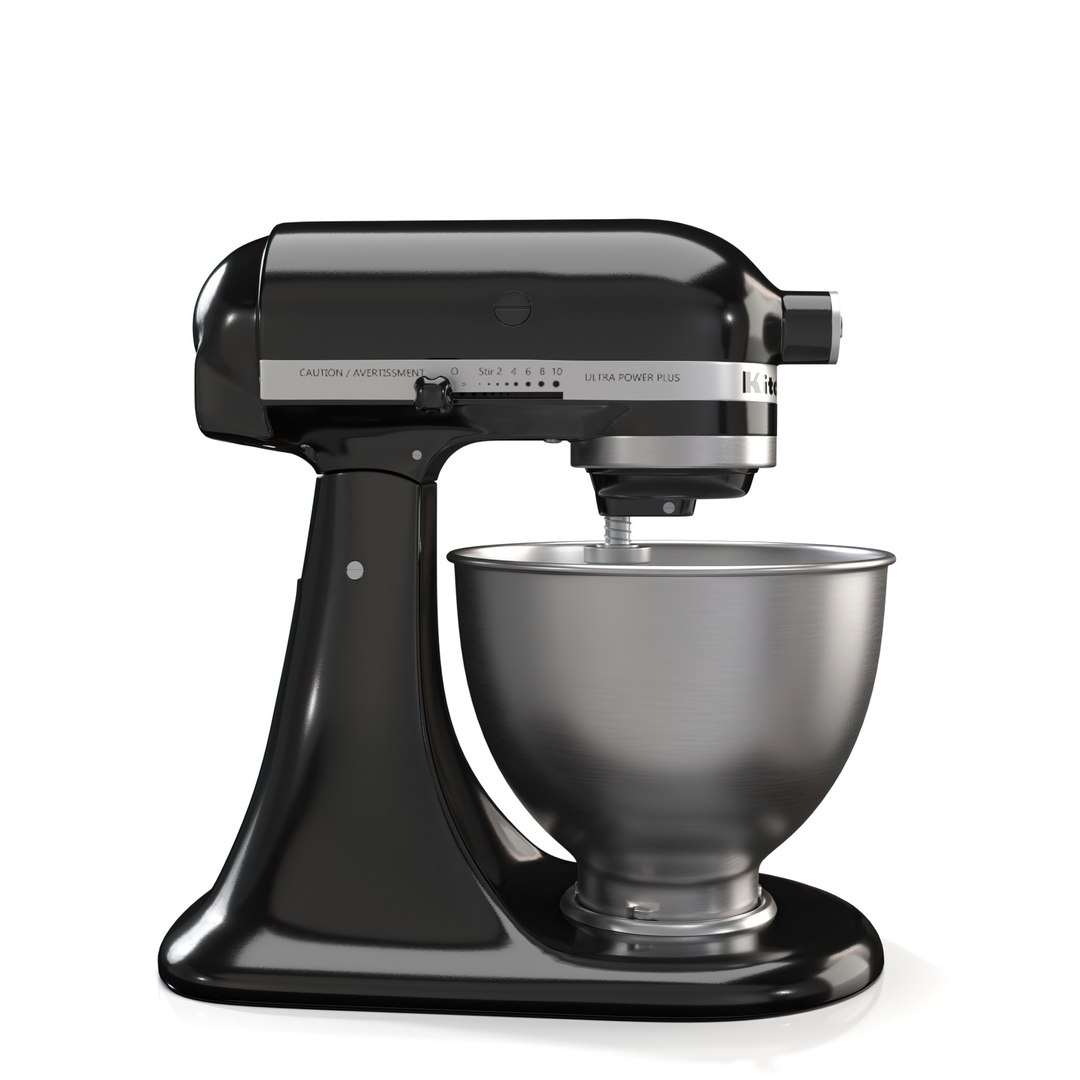 KitchenAid 5K45SSBOB 4 3L Classic Stand Alone Mixer PBR 3D Model