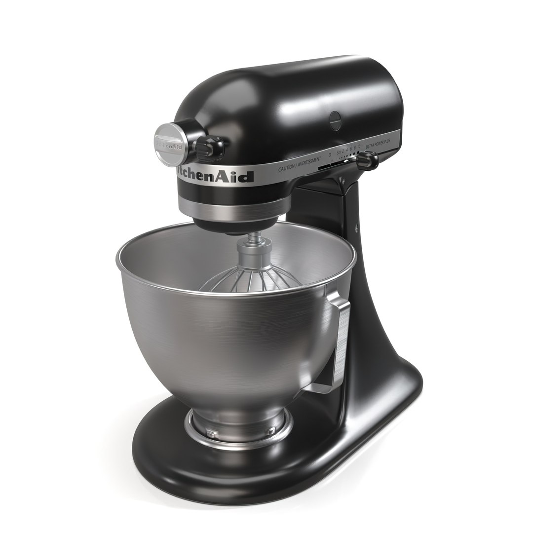 KitchenAid 5K45SSBOB 4 3L Classic Stand Alone Mixer PBR 3D Model
