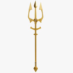 Medieval Trident 02 All PBR Unity UE Textures Included