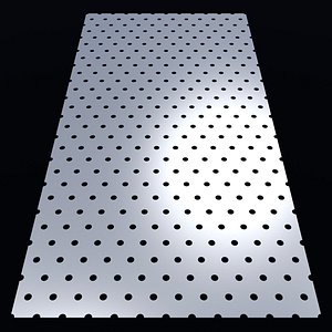 Perforated panel with 8 percent opening 25O93