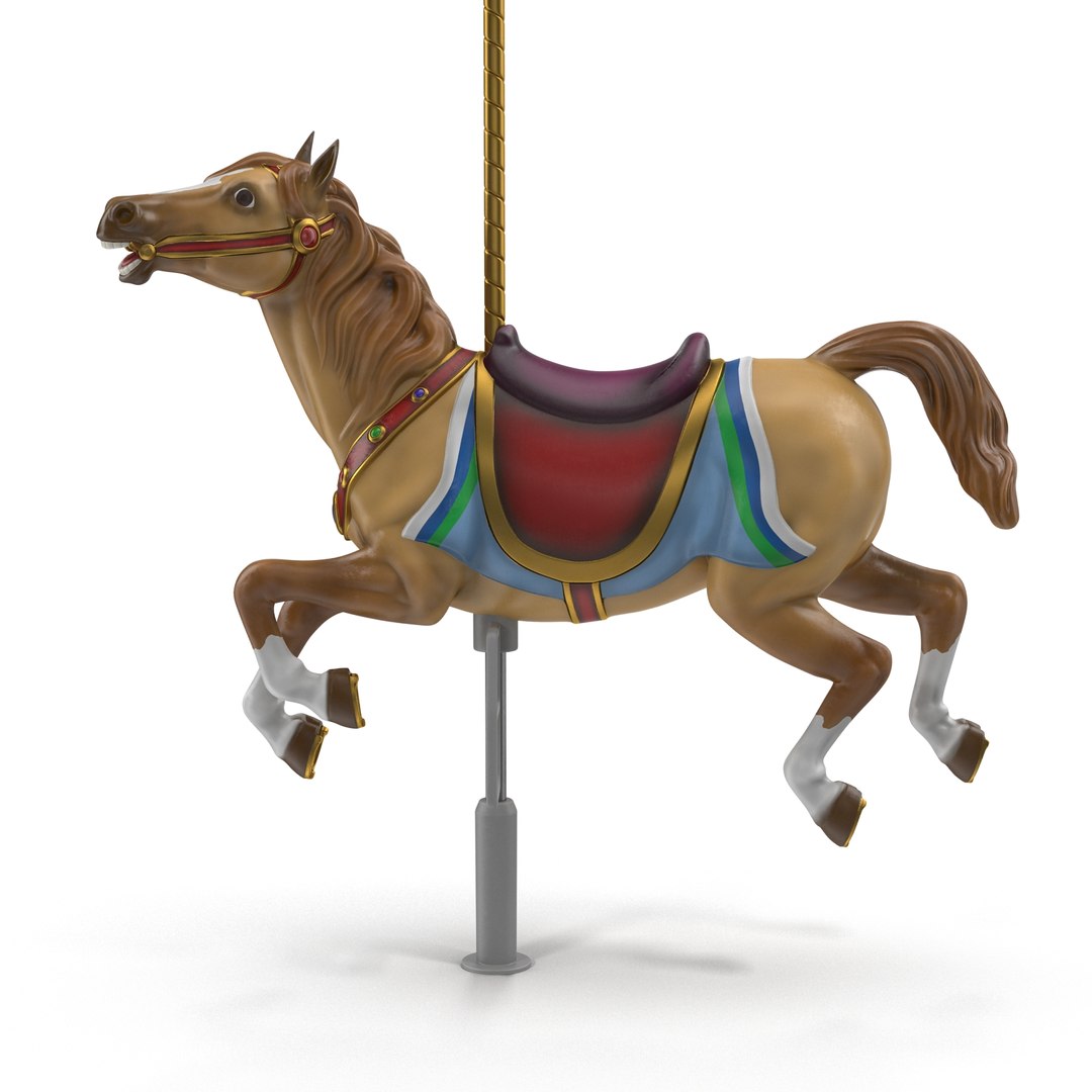 Carousel horse v7 3D - TurboSquid 1181379