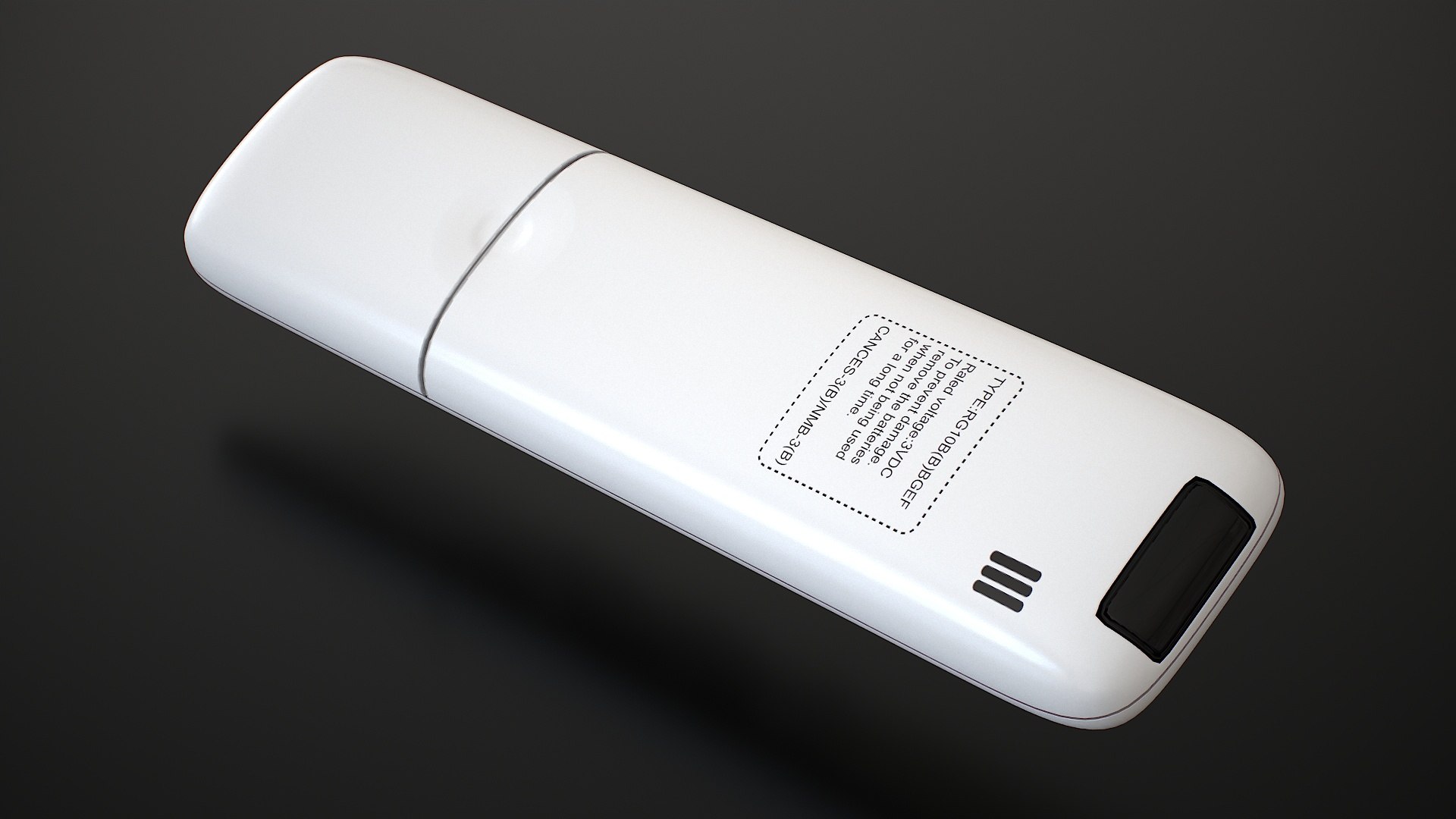 Air Conditioner Remote Control - AC Remote Low-poly 3D Model 3D Model ...