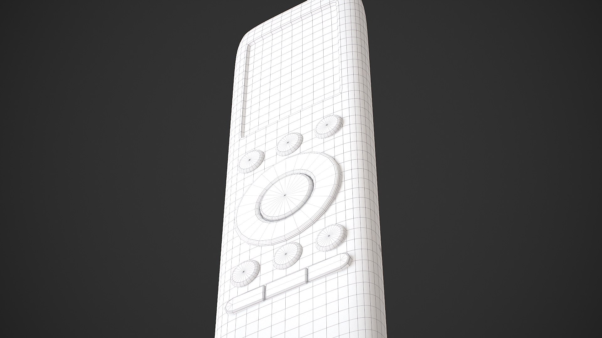 Air Conditioner Remote Control - AC Remote Low-poly 3D Model 3D Model ...