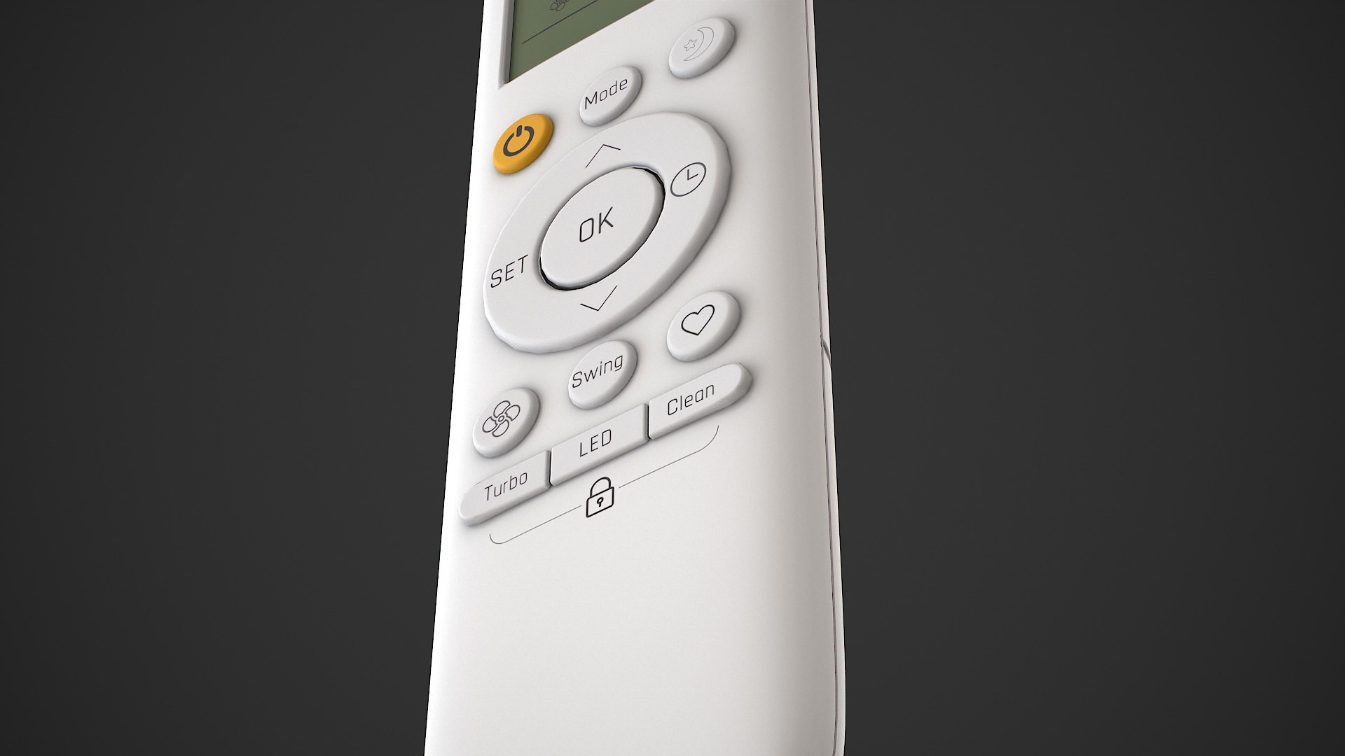 Air Conditioner Remote Control - AC Remote Low-poly 3D Model 3D Model ...