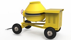 Cement Mixture 3D model