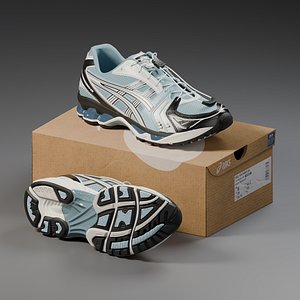 Running Sneakers and Shoe Box - 5 Colorways - Blender Cycles