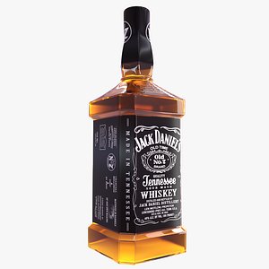 3D model jack daniel s bottle