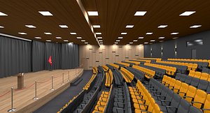 3D Theater Hall Concept model