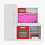 toy kitchen 3d obj