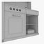 toy kitchen 3d obj