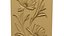 Painel de parede floral moderno e elegante, decoração em baixo-relevo, mural STL CNC 62
