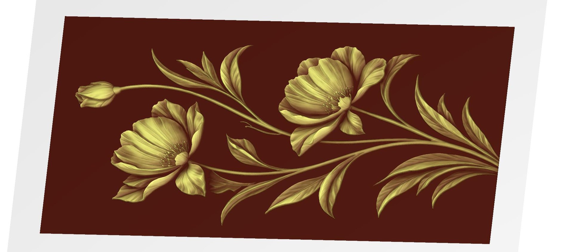 3D model Modern Elegant Floral wall panel Decor Bas Relief Mural STL CNC 62 https://p.turbosquid.com/ts-thumb/Pl/82js0W/I0/a63/jpg/1787953148/1920x1080/fit_q87/c4b51ea67875fffcf4a50d3e7cbc7eea63ea8973/a63.jpg