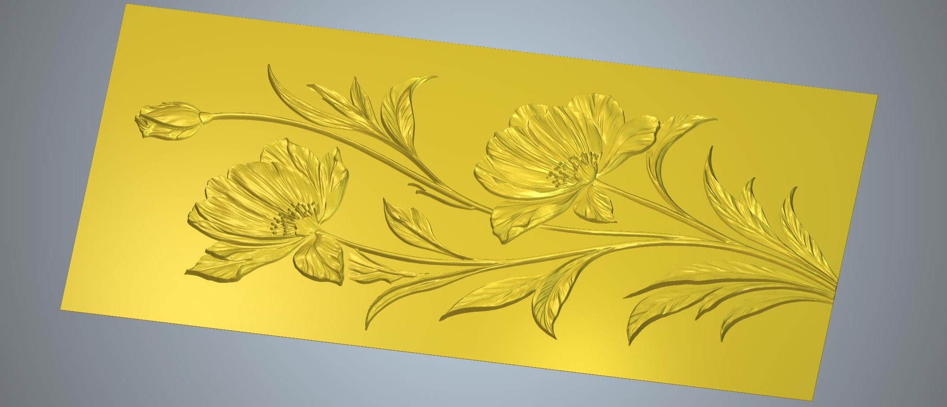 3D model Modern Elegant Floral wall panel Decor Bas Relief Mural STL CNC 62 https://p.turbosquid.com/ts-thumb/Pl/82js0W/Tp/a62/jpg/1787953147/1920x1080/fit_q87/c1b572e37be6d026a3ac059a6efc2b150cb5c817/a62.jpg