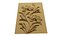 Painel de parede floral moderno e elegante, decoração em baixo-relevo, mural STL CNC 62