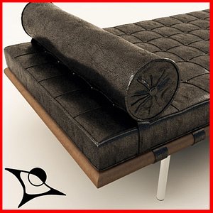 3ds max barcelona bed