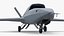 Jet Powered UAV EADS Barracuda Rigged 3D