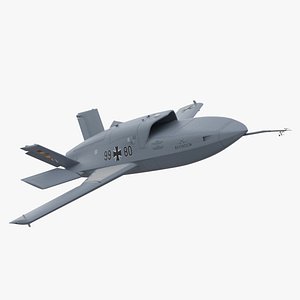 Jet Powered UAV EADS Barracuda Rigged