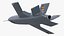 Jet Powered UAV EADS Barracuda Rigged 3D