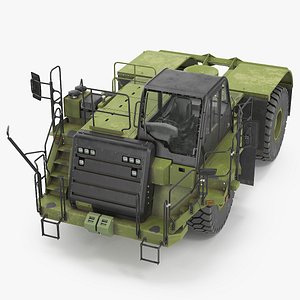 3D Heavy Duty Bare Chassis Dirty model