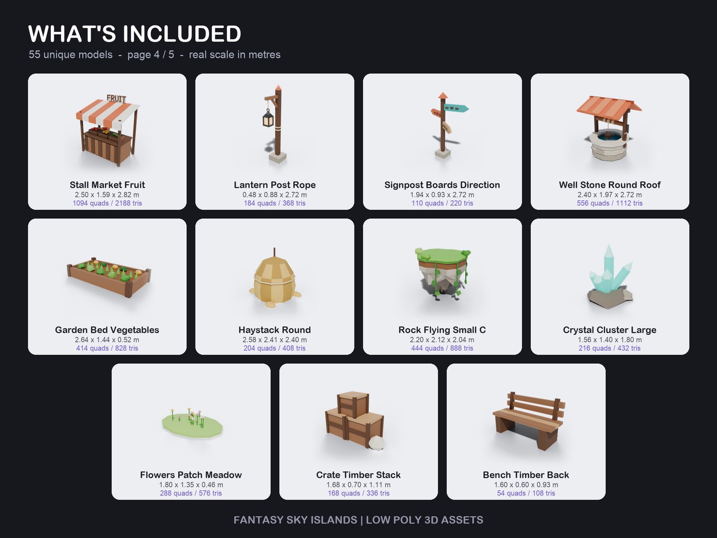 Low Poly Fantasy Sky Islands - 55 Game Ready Models 3D model https://p.turbosquid.com/ts-thumb/Pl/OBxVnu/3Q/22_included_4/png/1791928801/1920x1080/fit_q87/05f8f7523efd5c97afebcdfe1f687a506bea0b1e/22_included_4.jpg