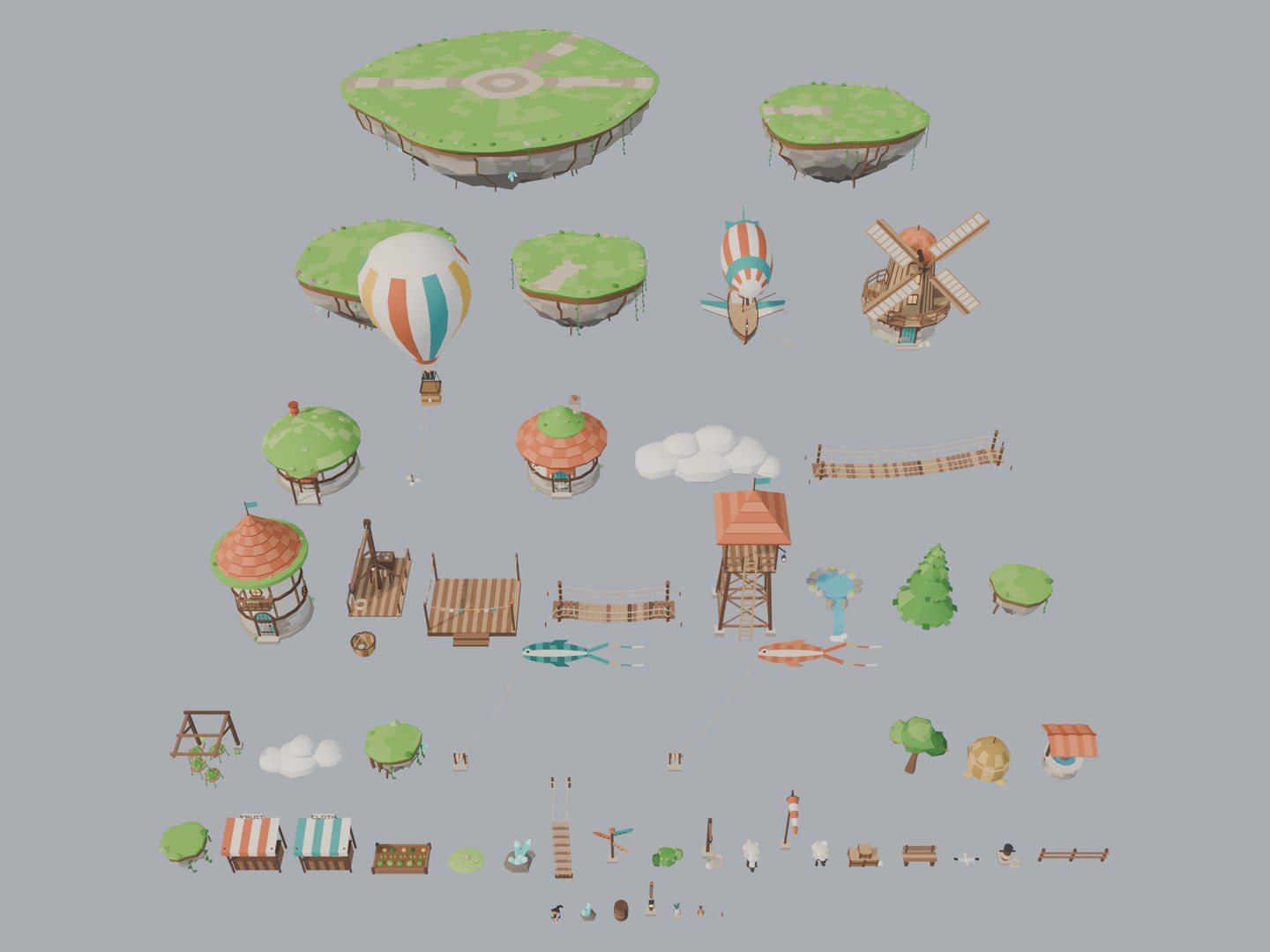 Low Poly Fantasy Sky Islands - 55 Game Ready Models 3D model https://p.turbosquid.com/ts-thumb/Pl/OBxVnu/LO/02_assets_lineup/png/1791928686/1920x1080/fit_q87/3a32bbec6aa862b0ca2683a43aef4415842e9291/02_assets_lineup.jpg