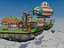 Low Poly Fantasy Sky Islands - 55 Game Ready Models