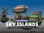 Low Poly Fantasy Sky Islands - 55 Game Ready Models