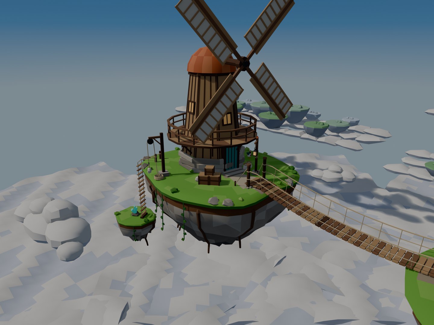 Low Poly Fantasy Sky Islands - 55 Game Ready Models 3D model https://p.turbosquid.com/ts-thumb/Pl/OBxVnu/tZ/10_windmill_island_mill_long_bridge_crates_pulley/png/1791928744/1920x1080/fit_q87/6edbb78ff2938aebdd24a413ab27bf704bd80a5c/10_windmill_island_mill_long_bridge_crates_pulley.jpg