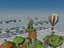 Low Poly Fantasy Sky Islands - 55 Game Ready Models