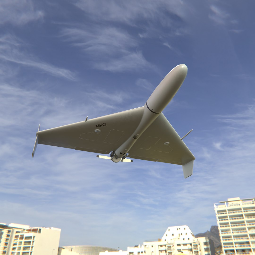 3D Iranian kamikaze drone Shahed 136 or Geran-2 LowPoly https://p.turbosquid.com/ts-thumb/Pl/QGgoZ0/ed/pr10/jpg/1675593636/1920x1080/fit_q87/5741b502a3755a46af674c56d0dad8609611f206/pr10.jpg