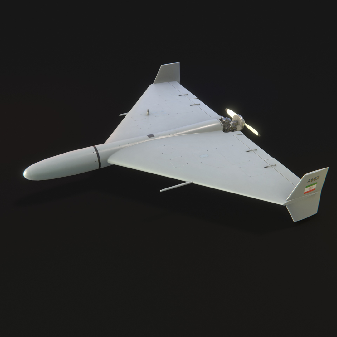 3D Iranian Kamikaze Drone Shahed 136 Or Geran-2 LowPoly - TurboSquid ...