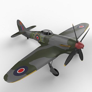 3d model of purchase tempest ww2 aircraft