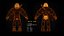 様式化された男性の毛皮のゲームキャラクター - テリー