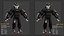 様式化された男性の毛皮のゲームキャラクター - テリー