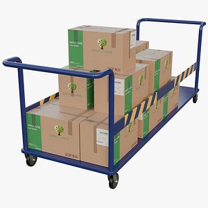 3D Transport Trolley 1A model