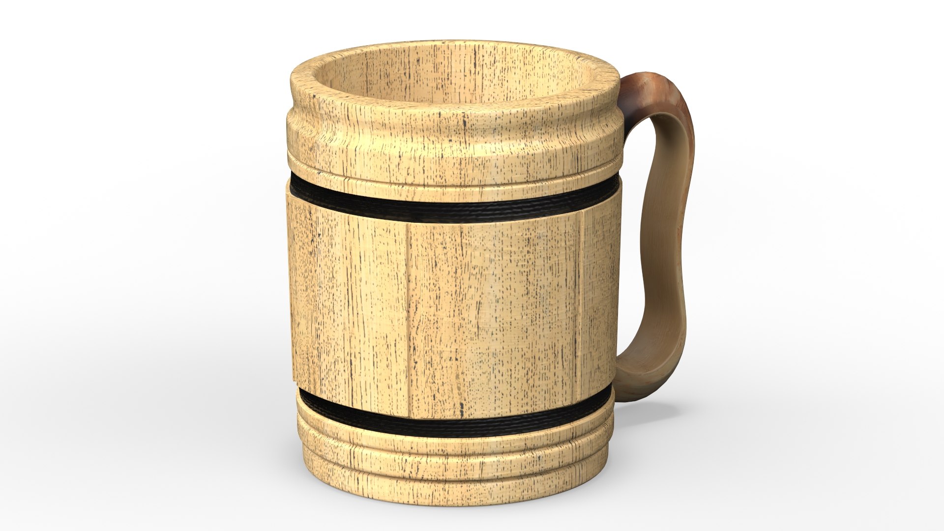 Wooden Beer Mug For 3D Print 3D Model - TurboSquid 2256102