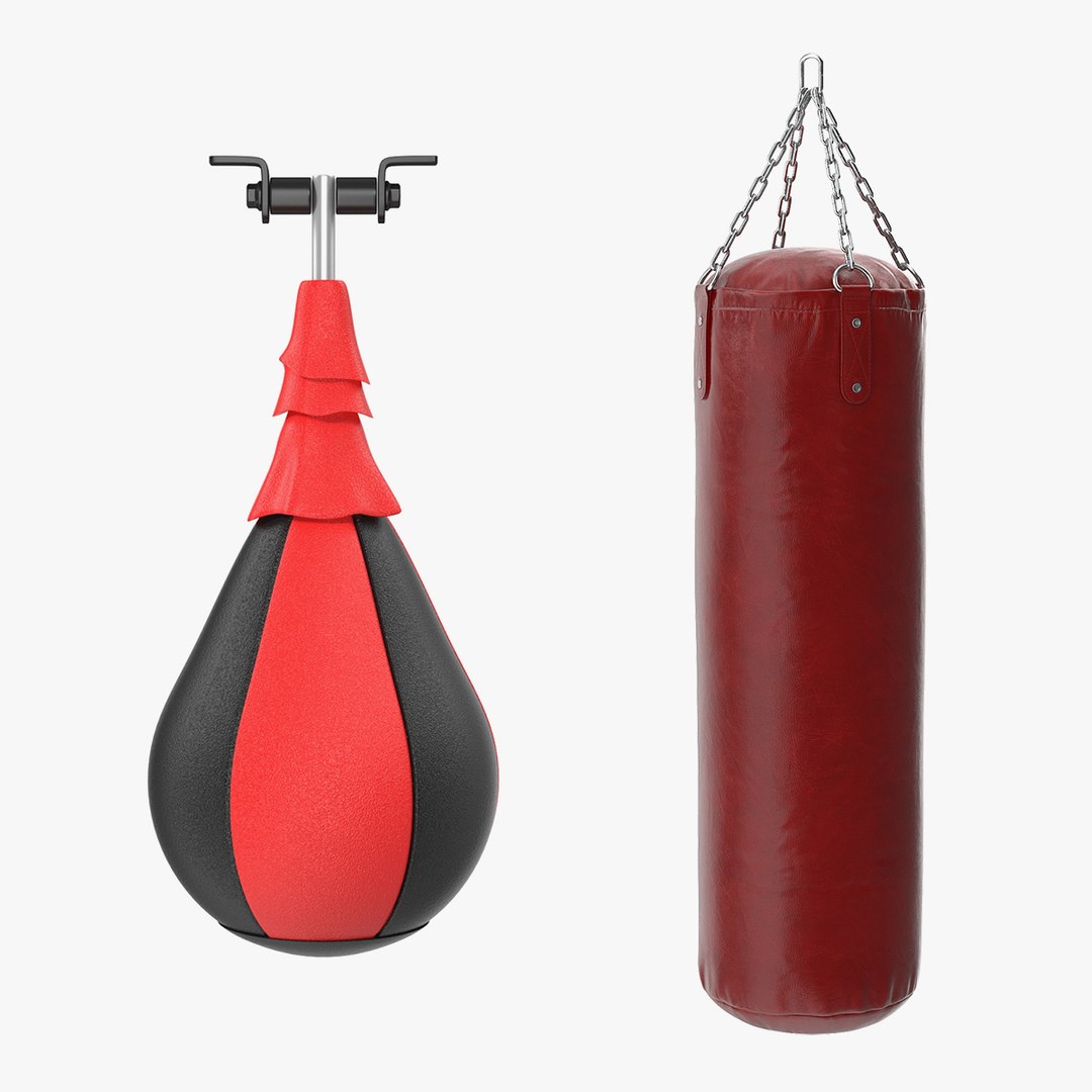 Punching Bags 3D Models Collection 3D model preview