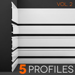 floor profiles 3d model