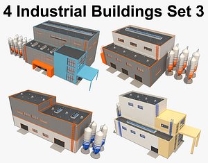 3D industrial building