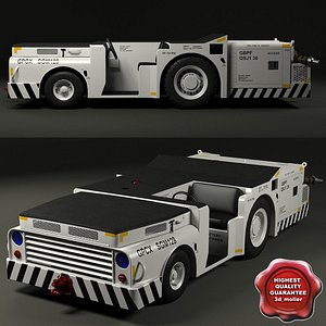 US Navy Aircraft Carrier Deck Tow Tractor