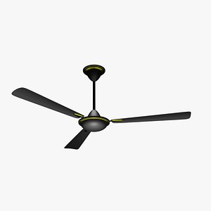 3D Ceiling Fan Animated  3D Model