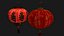 3D Chinese red lantern